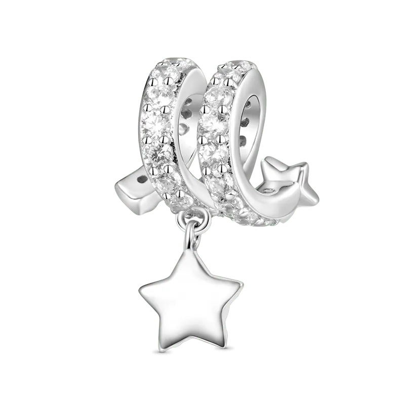 Charm Estrella Meteoro Piedra Lunar