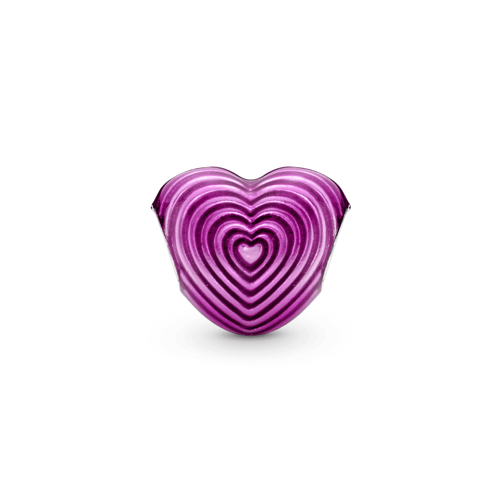 Charm Corazón Amor De Mamá Radiante Rosa