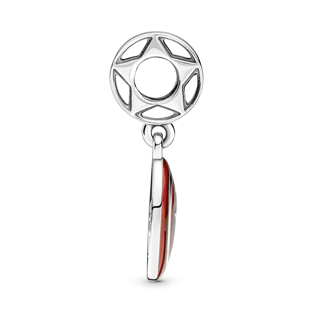 Charm Colgante Escudo Del Capitán América De The Avengers De Marvel