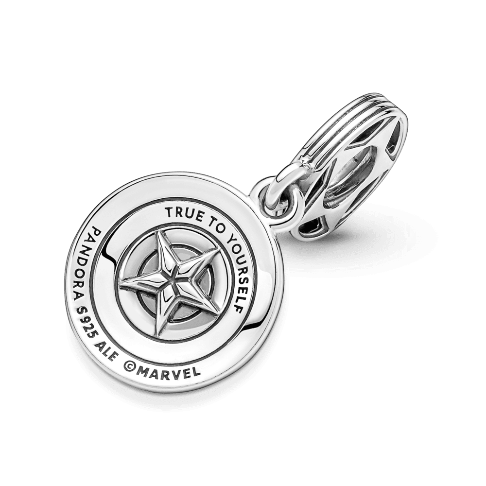 Charm Colgante Escudo Del Capitán América De The Avengers De Marvel