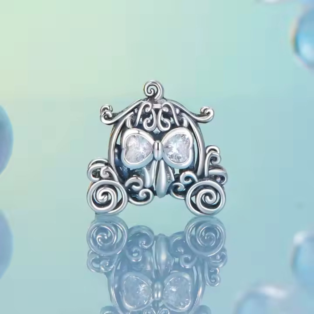 Charm de plata Carruaje de calabaza