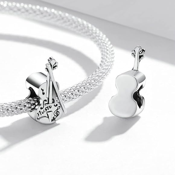 Charm de plata Violin clásico
