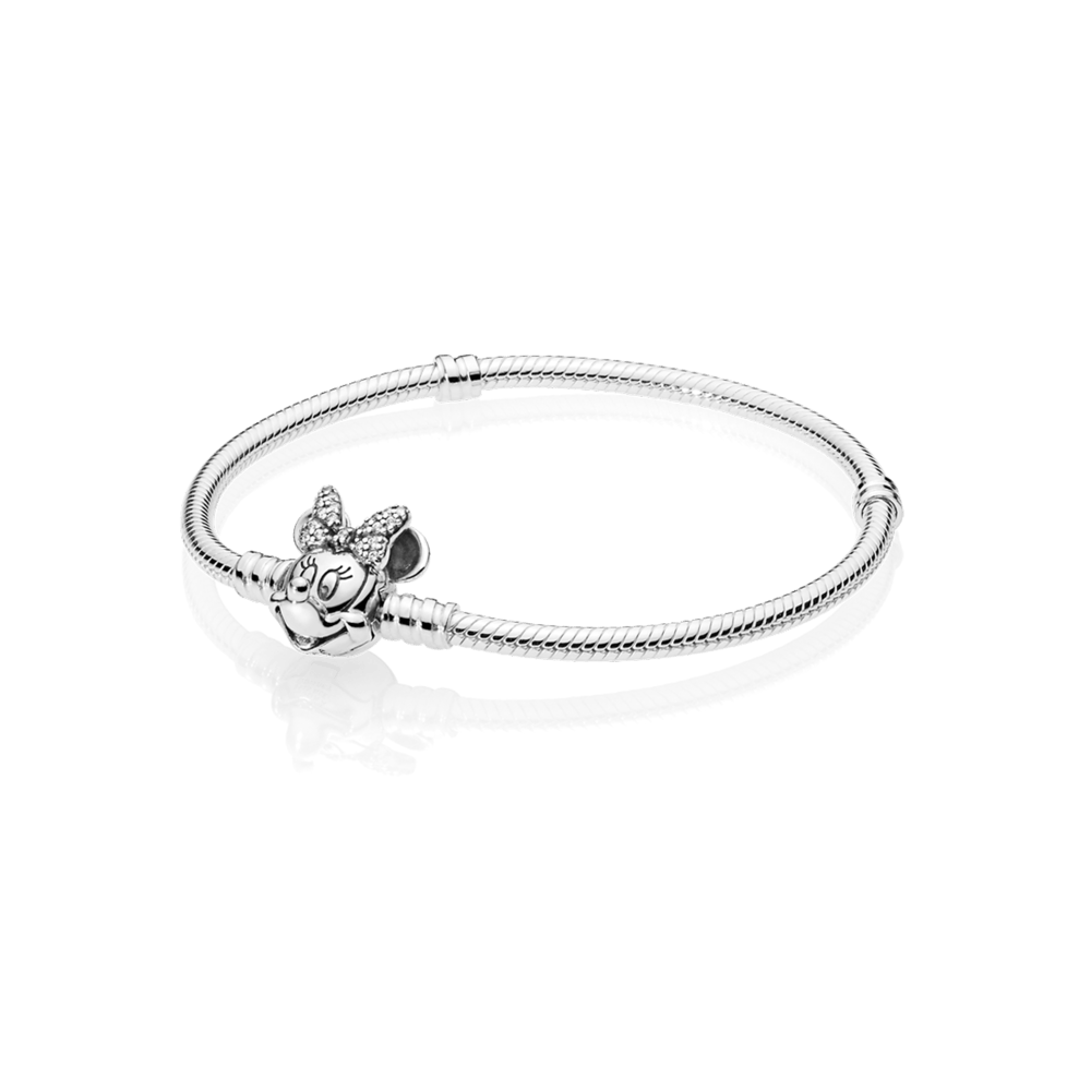 Brazalete PANDORA Retrato de Minnie Reluciente de Disney