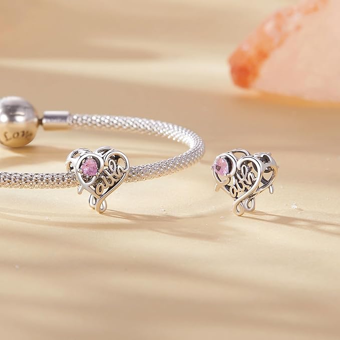 Charm de plata "Faith" Gnoce