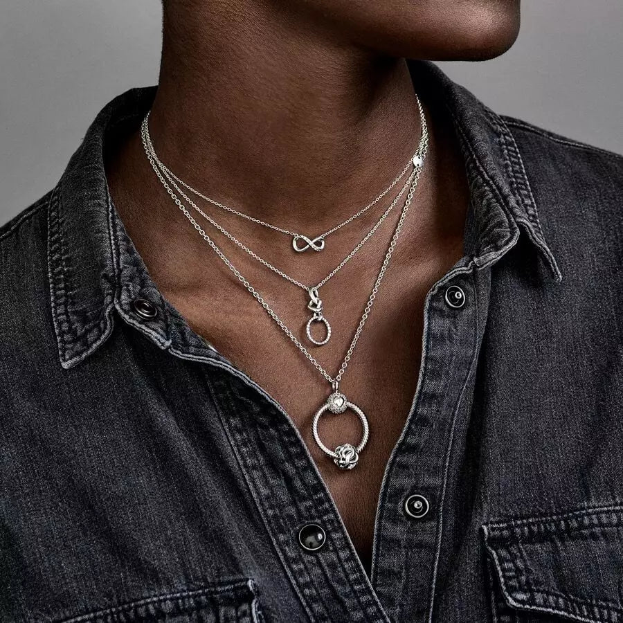 Cadena Silver Liquid de Pandora
