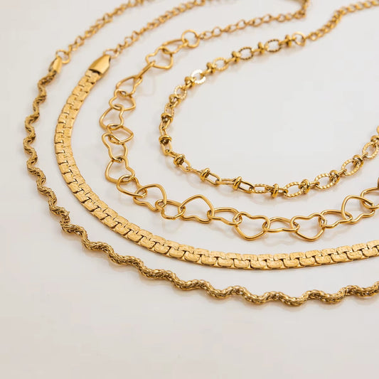 Pulsera Corazones Entrelazados