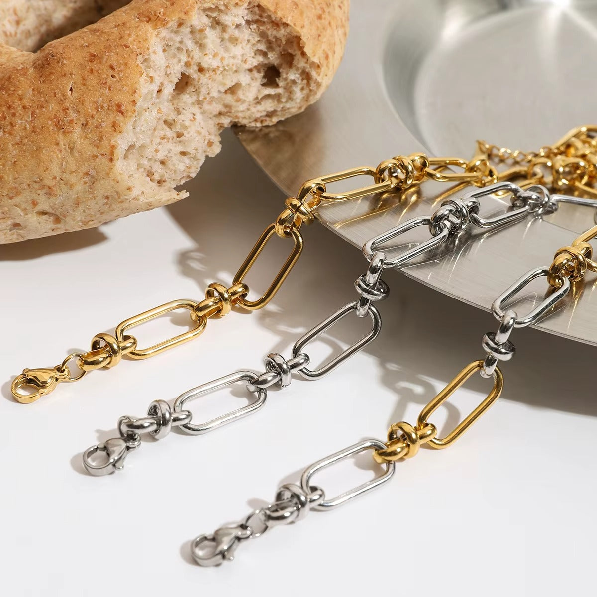 Pulsera Chain Knot Oversize