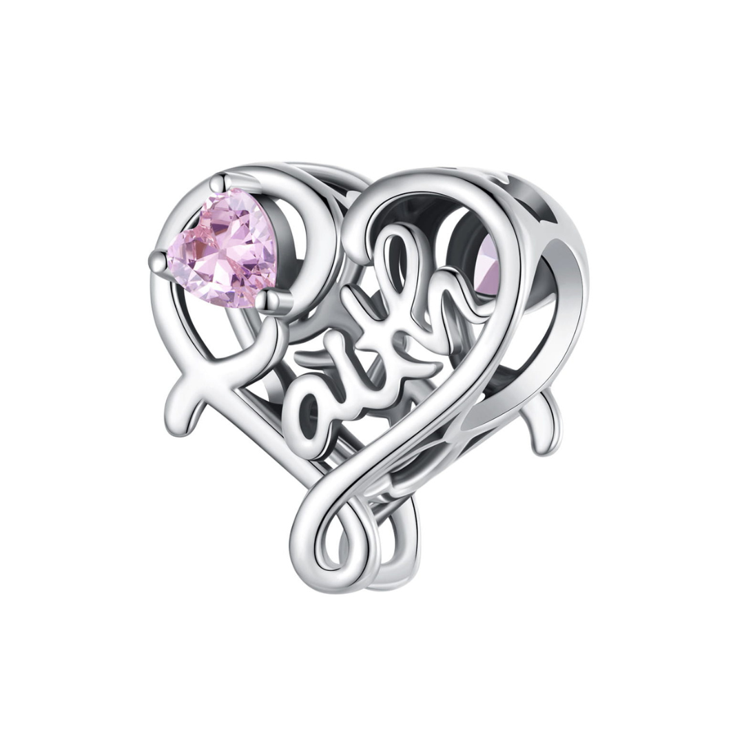 Charm de plata "Faith" Gnoce