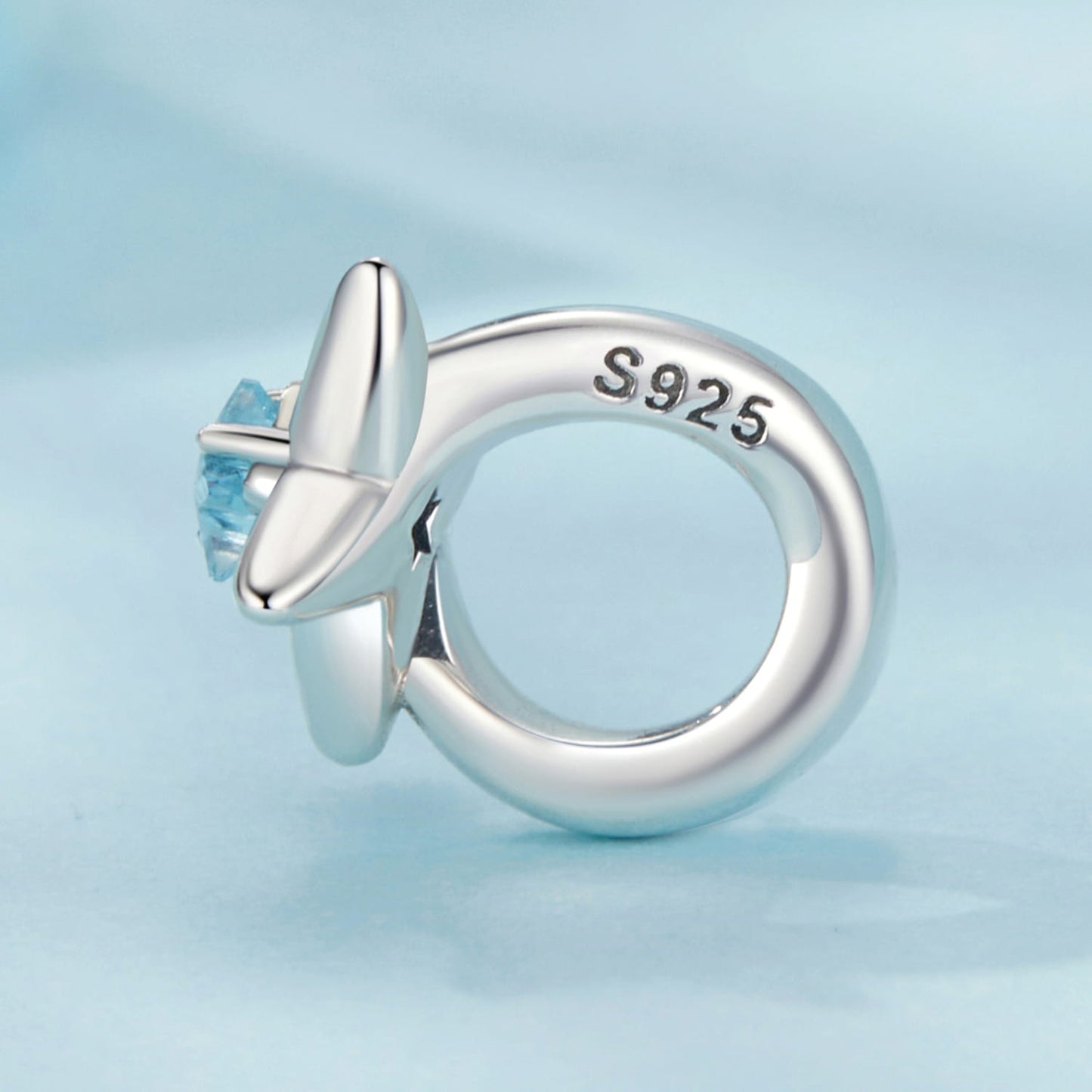 Charm de plata Avión pequeño
