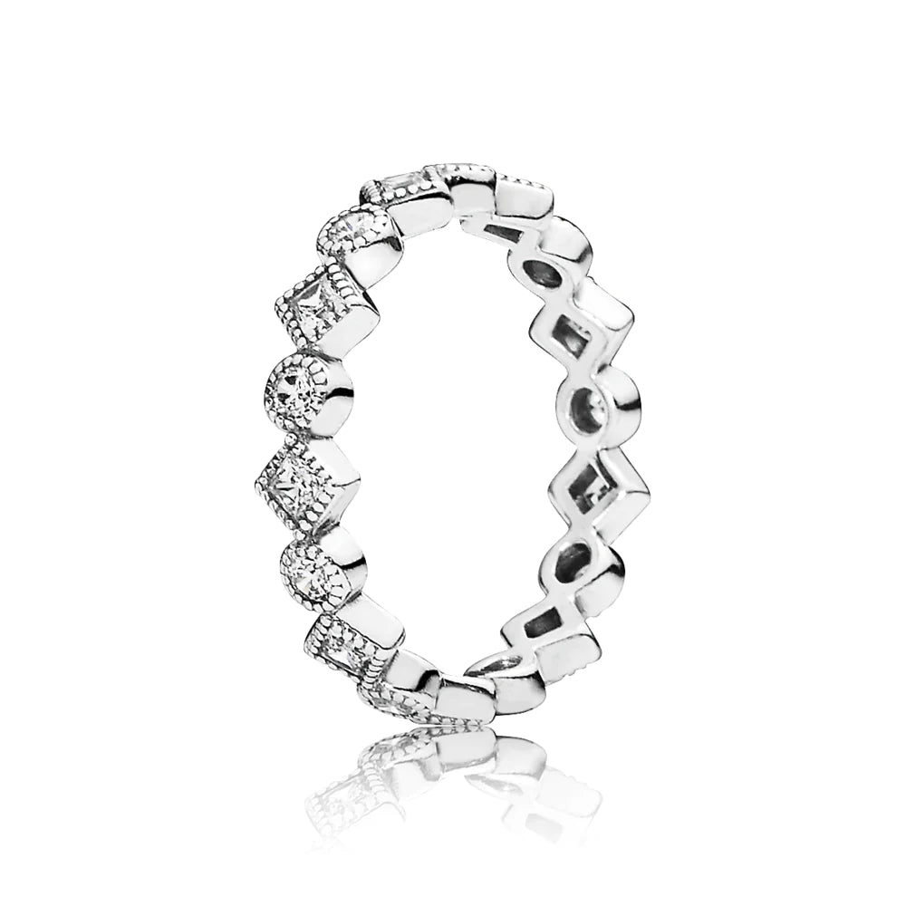 Anillo en plata Brillante Princesa