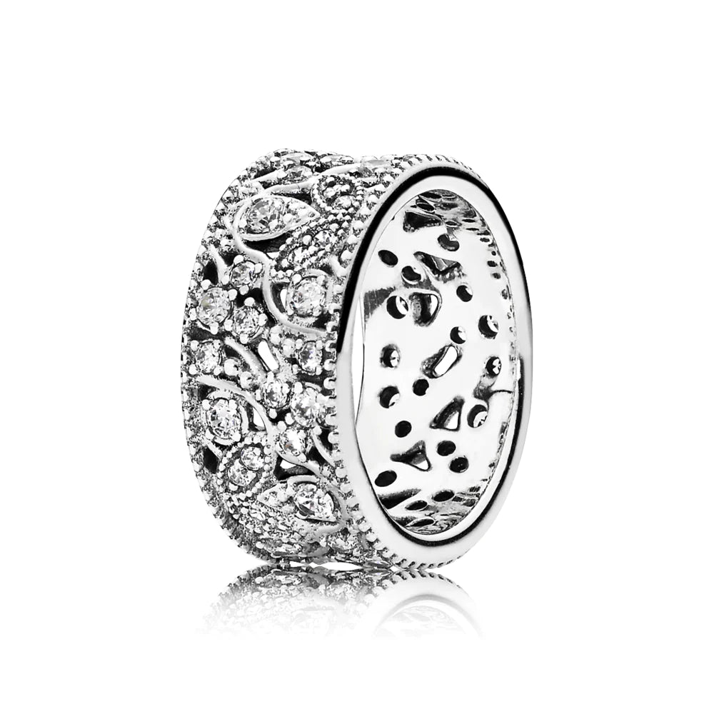 AniIIo en plata Hojas Brillantes