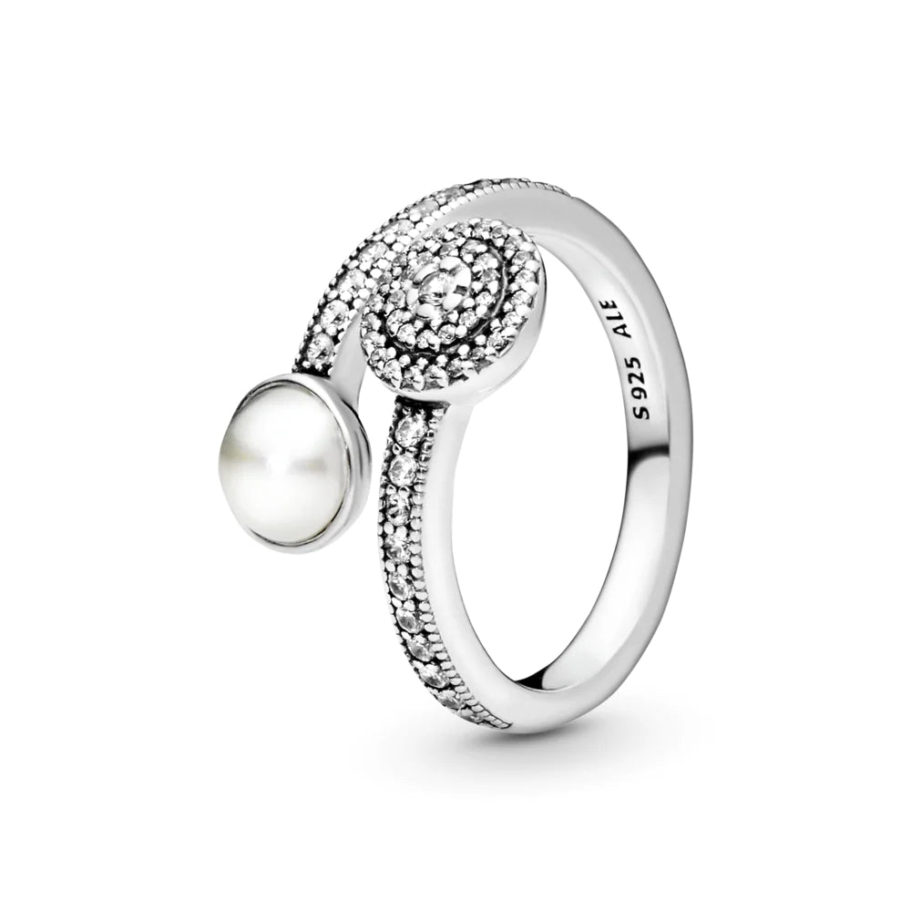 Anillo en Plata Brillo Luminoso Circonia