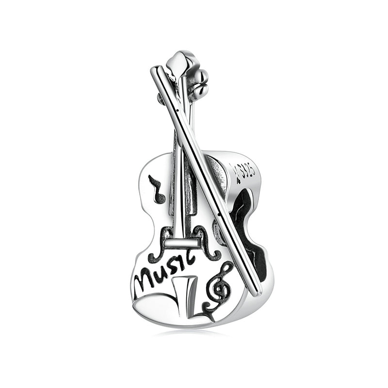 Charm de plata Violin clásico