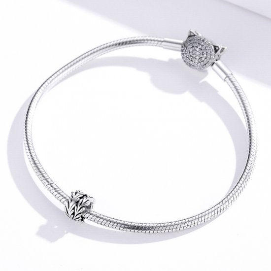 Charm de plata Seaweed