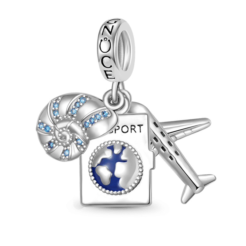 Charm Gnoce Triple Avión, Pasaporte y Concha