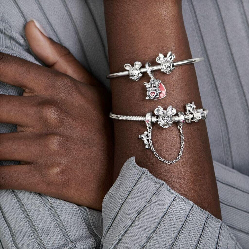 Brazalete Pandora Retrato de Minnie Reluciente de Disney