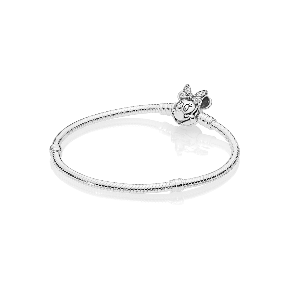 Brazalete Pandora Retrato de Minnie Reluciente de Disney