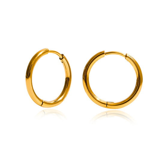 Argollas Huggie Oro