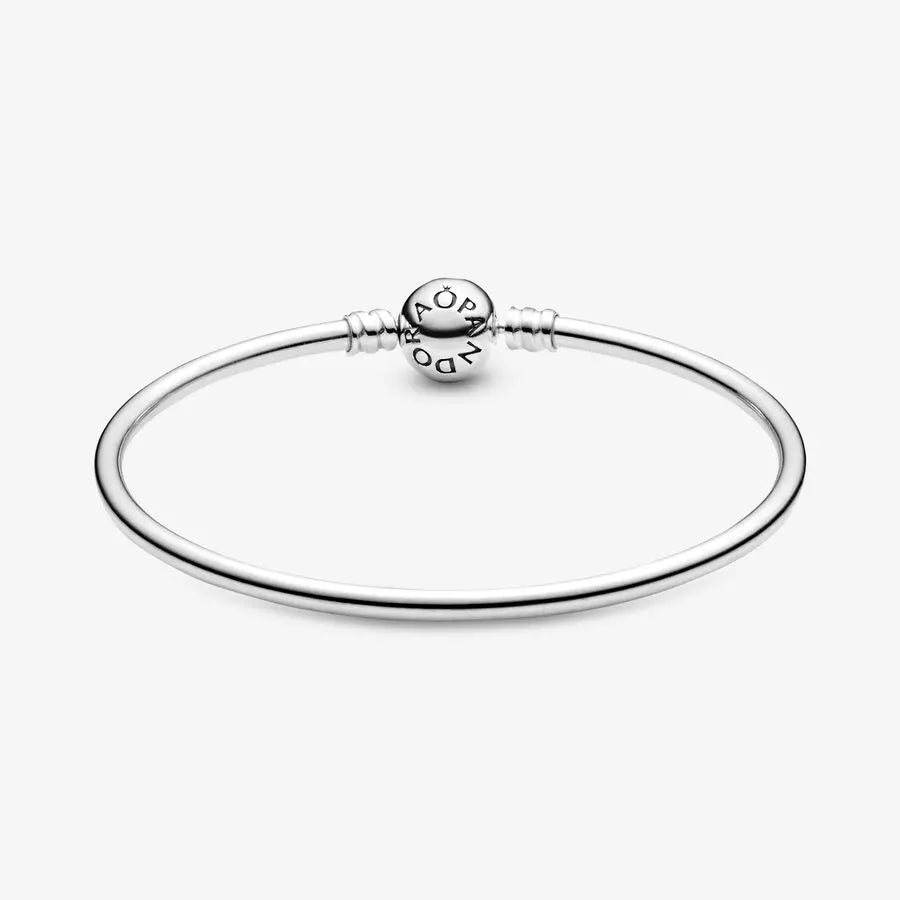 Pulsera Pandora rígida en plata de ley