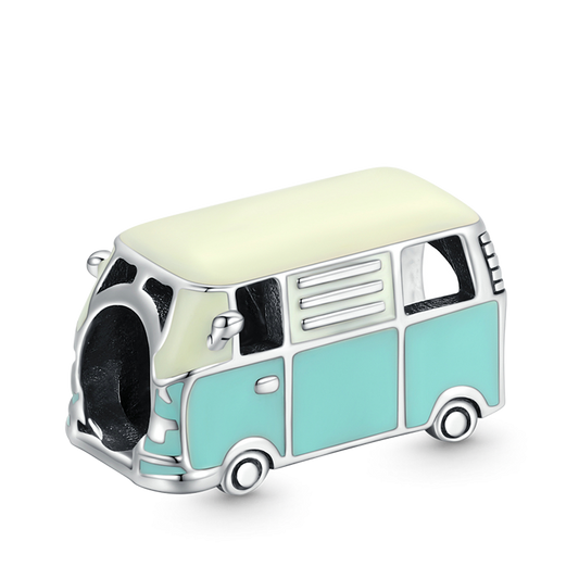 Charm Gnoce Mini Bus Azul Claro