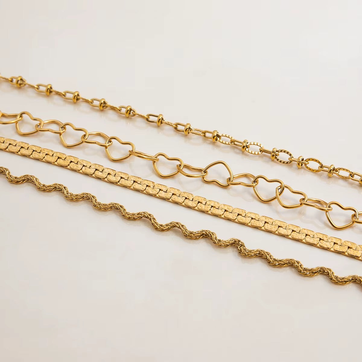 Pulsera Corazones Entrelazados