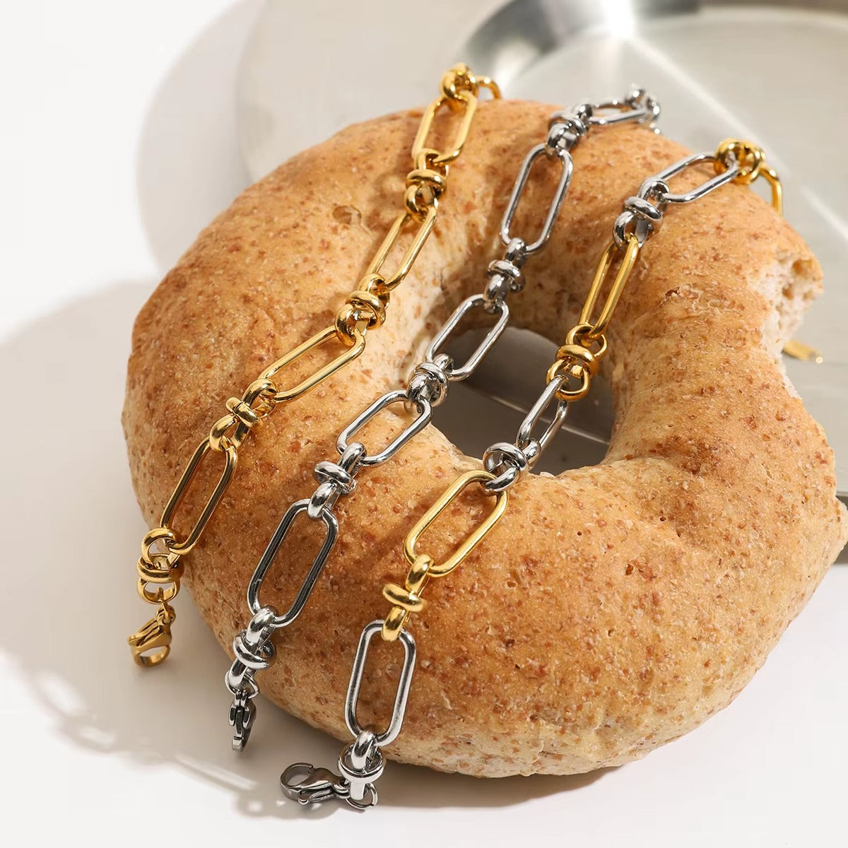 Pulsera Chain Knot Oversize