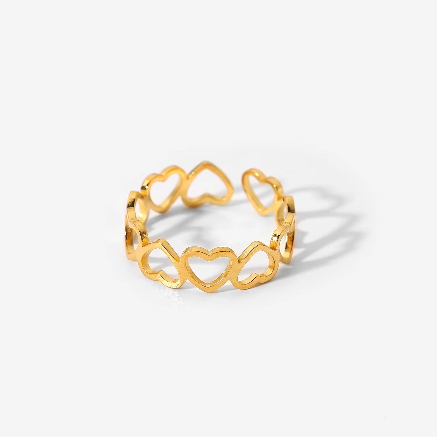 Anillo Corazones Entrelazados