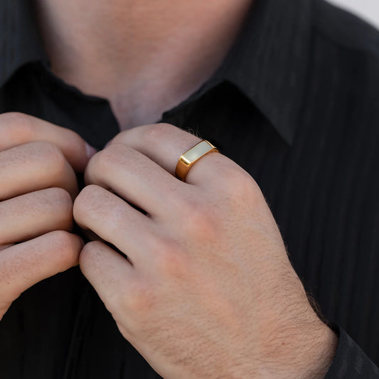 Anillo ELEGATTO Gold Signet