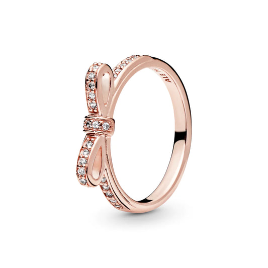 Anillo PANDORA Rose, Lazo Brillante Circonia