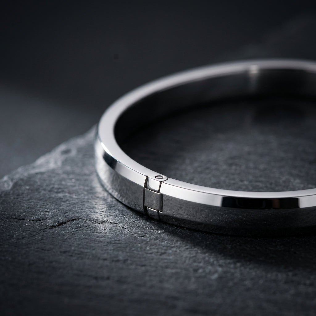 Pulsera Bangle Pulida Plata